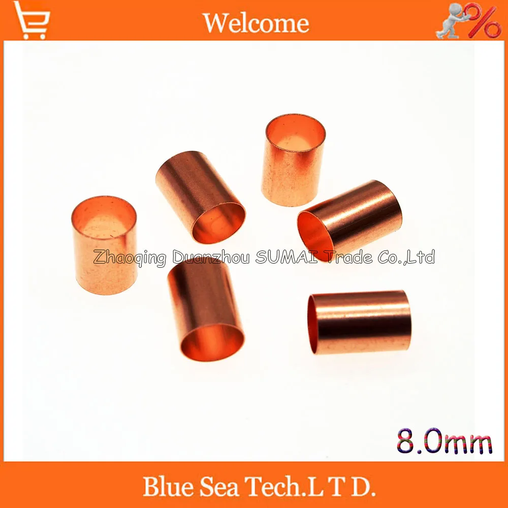 

8.0mm Copper wire terminal,Pipe/circular tube terminal,Tubular terminal for maintenance and modification