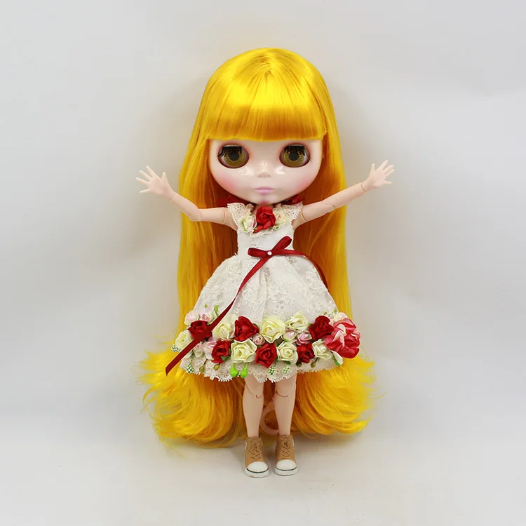 

Blyth Nude Doll For Series No.280BL3038 JOINT BODY Golden Hair Suitable For DIY Change BJD Toy For Girls