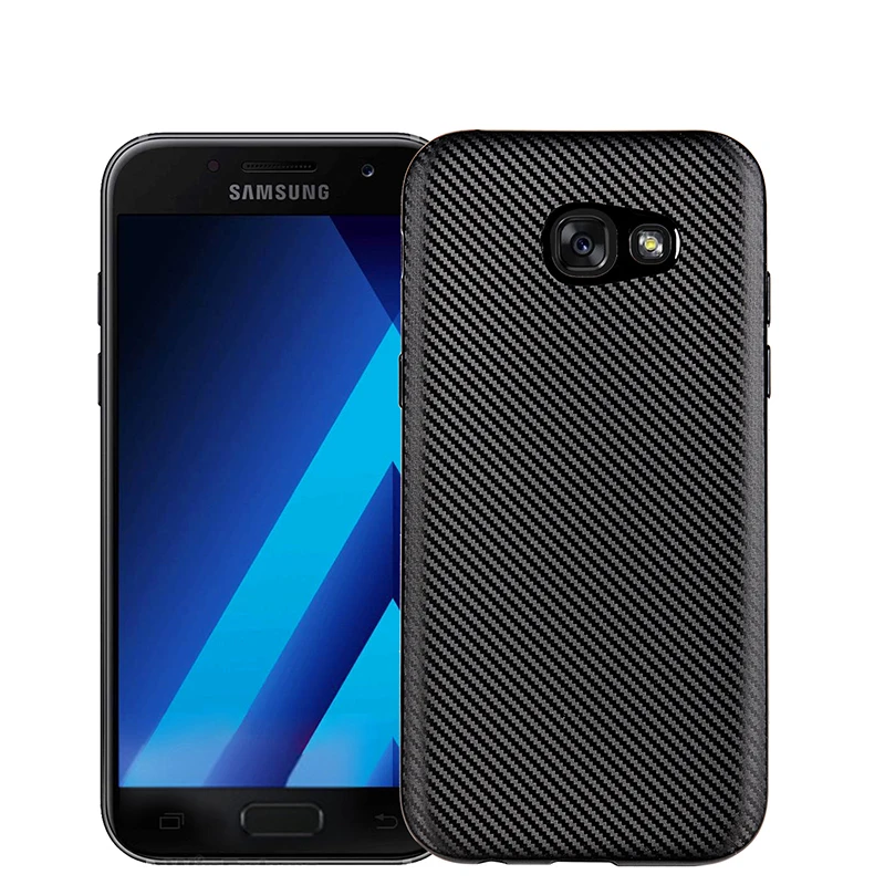 Carbon fiber silicone case samsung a3 2017 a7 2017 (2)