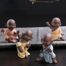 Yixing ручная работа, из фиолетовой глины кунг-фу винтажный монах офисный чай церемония чай домашнее украшение цветочный горшок ремесла отправленные друзья подарок