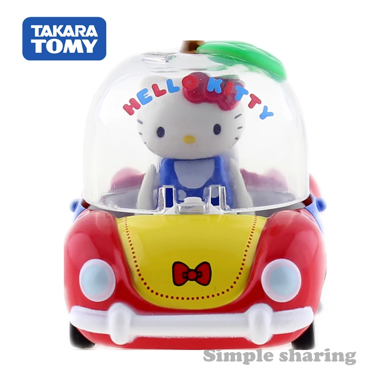TAKARA TOMY DREAM TOMICA R02 катание на машине Hello Kitty аниме фигурки Детские игрушки литые