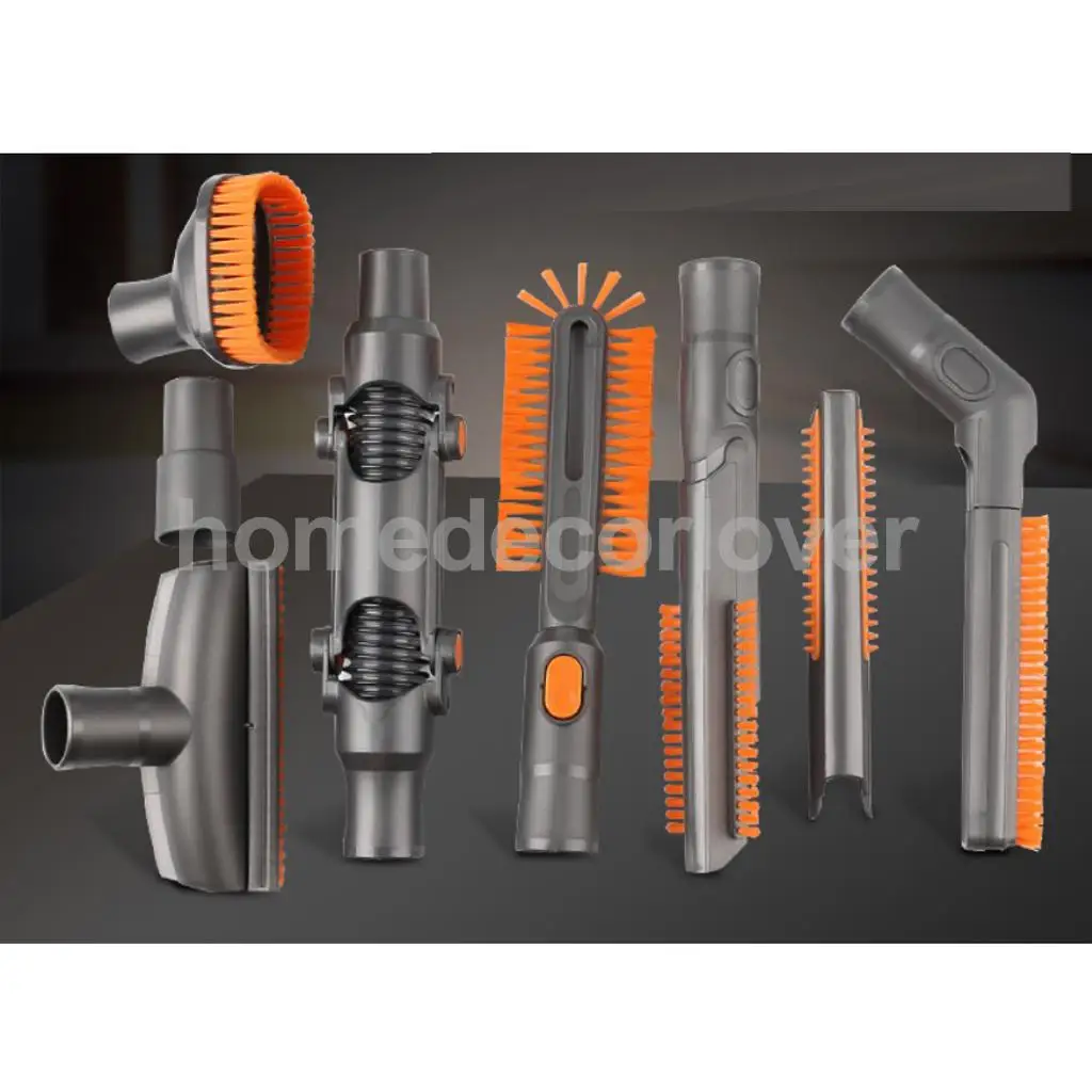 Universal Vacuum Attachments Accessories Set Brushes, Adapter, Flexible
