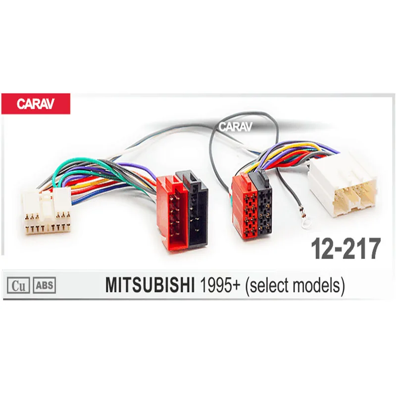 Радиоадаптер CARAV 12 217 ISO для MITSUBISHI 1995 + (выбранные модели) жгут проводов соединитель