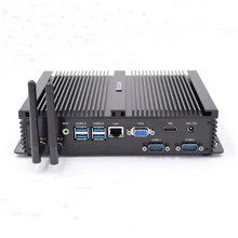 5th Gen i3 5005U bez wentylatora komputer przemysłowy Mini PC i3 Windows 10 2 RS232 COM dwuzakresowe wifi 2.4G/5G