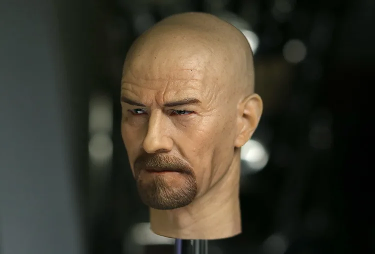 [ESTARTEK] 1:6 высокого качества Breaking Bad Walter White Head Sculpt Bryan Cranston Head для 1" Коллекционная Фигурка DIY