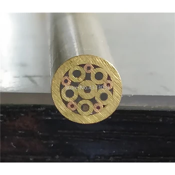 

8mm Mosaic pin Rivets for knife handle screw brass Mosaics Rivets nail steel tube More design exquisite style length 9cm #P36