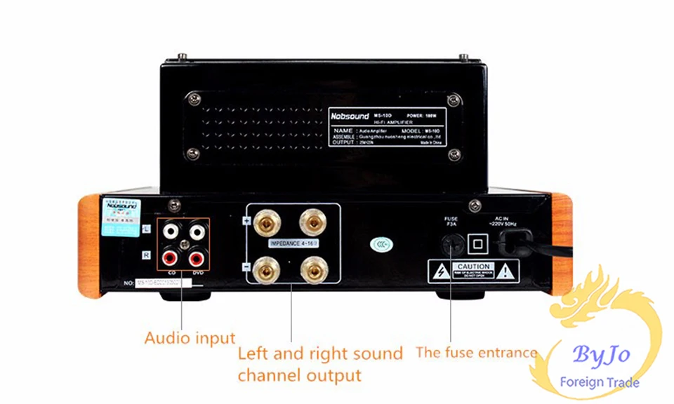 Nobsound MS-10D ламповый усилитель аудио усилитель мощности 25 Вт* 2 вакуумные усилители поддержка 110 В или 220 В Hifi amplificador стерео