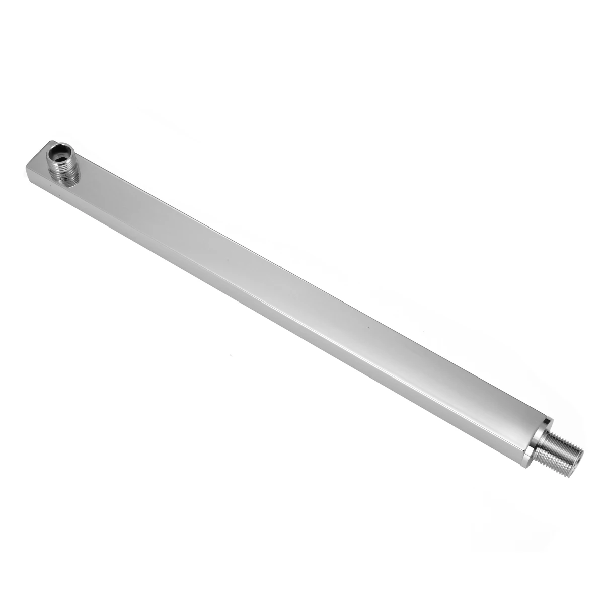 Mayitr 40cm Square Shower Extension Arm Wall Mounted Shower Arm For Rainfall Shower Head Bathroom Install Shower Holder Bar