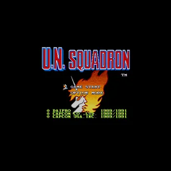 

U.N. Squadron NTSC Version 16 Bit 46 Pin Big Gray Game Card For USA Game Players