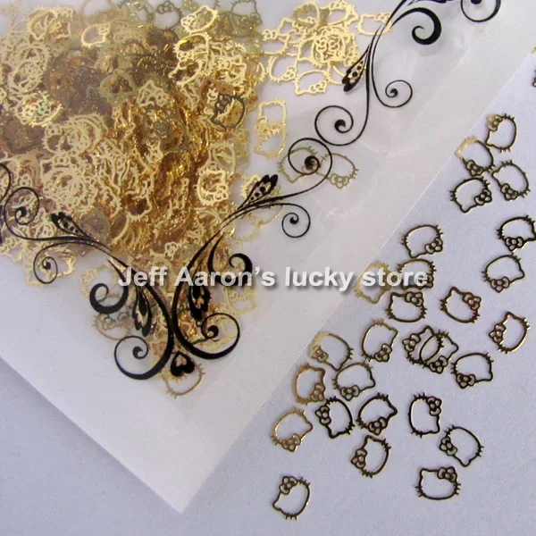 

kawaii design 3d metal nail art sticker decoration lovely nail decal cell phone decoration