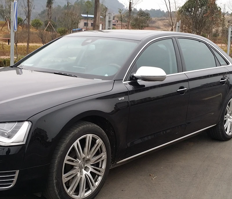 Боковые зеркальные крышки для Audi A8D4 A8 D4 AUDI A8L 2011 2012 2013 2014 2015 2016 2017 A8W12 серебристые