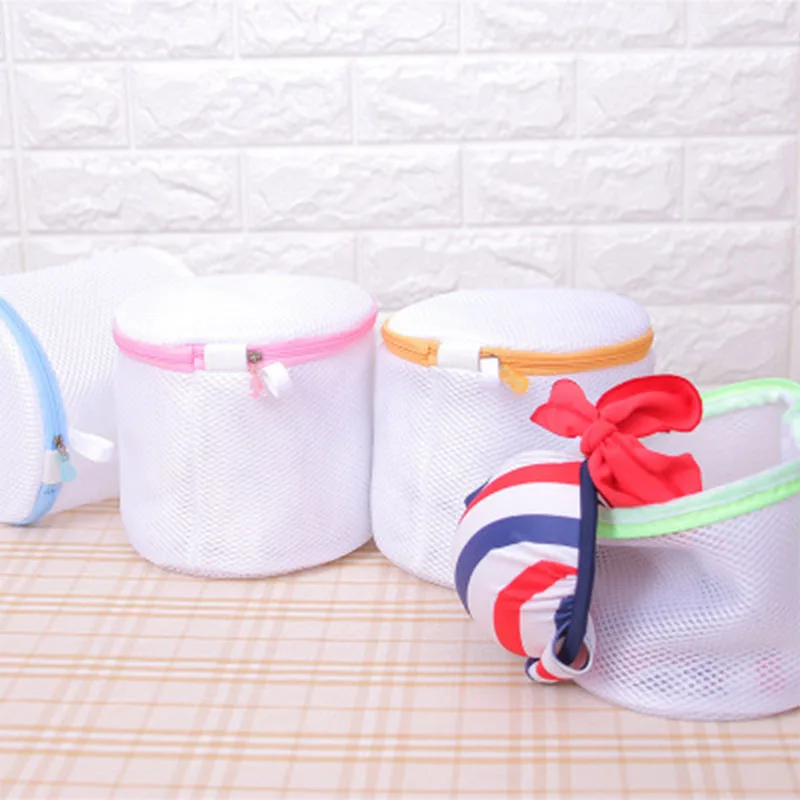 

Lingerie Washing Home Use Mesh Clothing Underwear Organizer Washing Bag Useful Mesh Net Bra Wash Bag zipper Laundry Bag