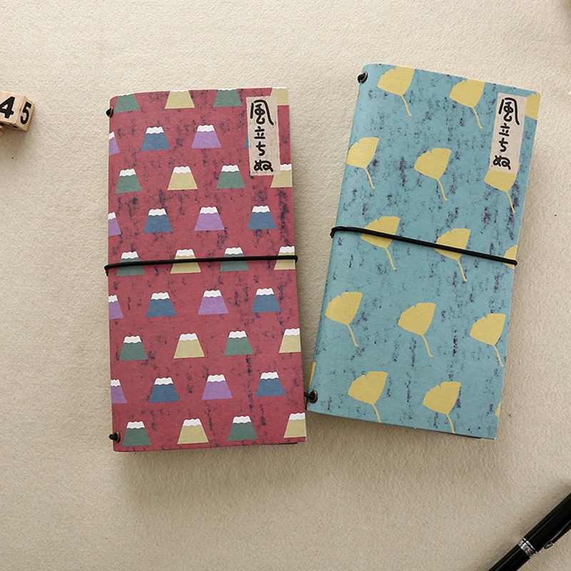 

Creative Got up the wind paper Cover Planner Notebook Diary Book Exercise Composition Binding Note Notepad Gift Stationery 1 PC