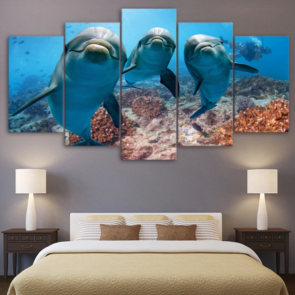 Wall Frame Modern Art Home Decor Living Room Canvas 5