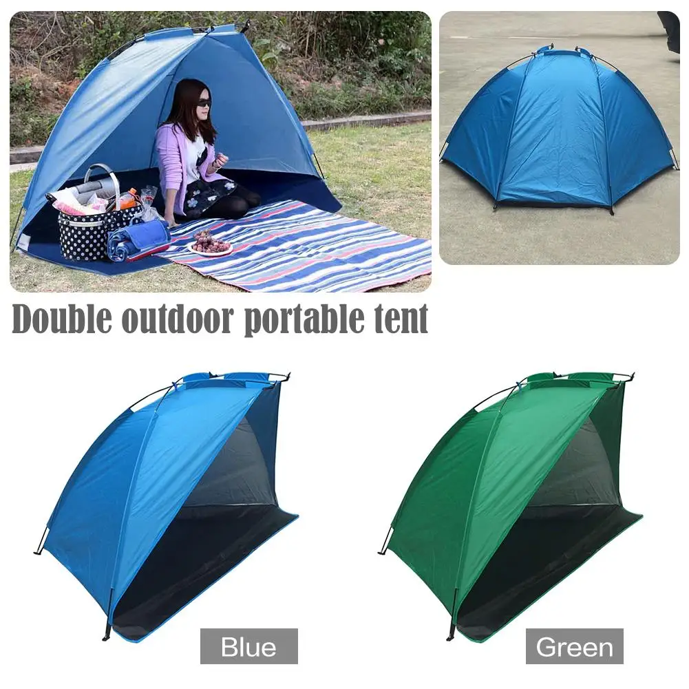 

New Double Outdoor Portable Fishing Tent Beach Sun Protection Camping Picnic Tent Outdoor Waterproofness And Ventilation