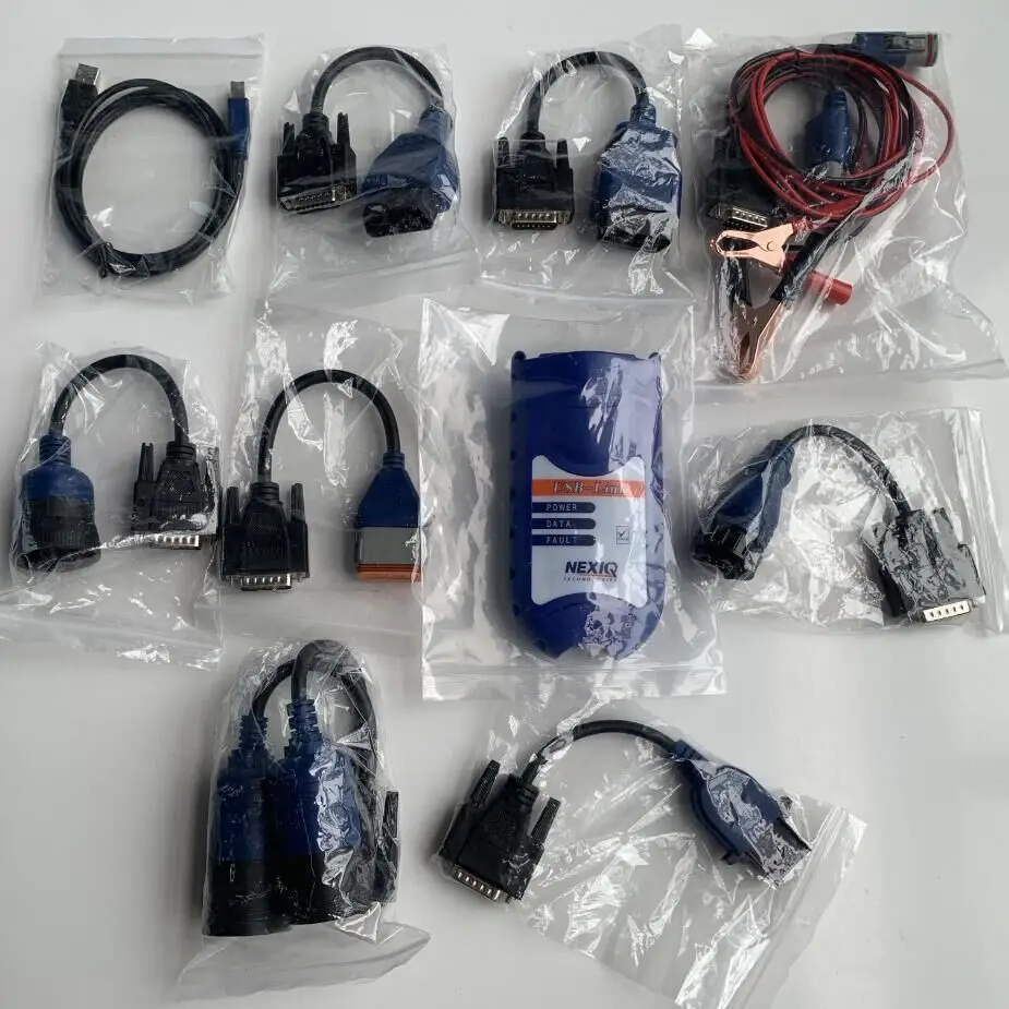 Диагностический инструмент для грузовиков Сканер NEXIQ 125032 подключение USB + Новый 480