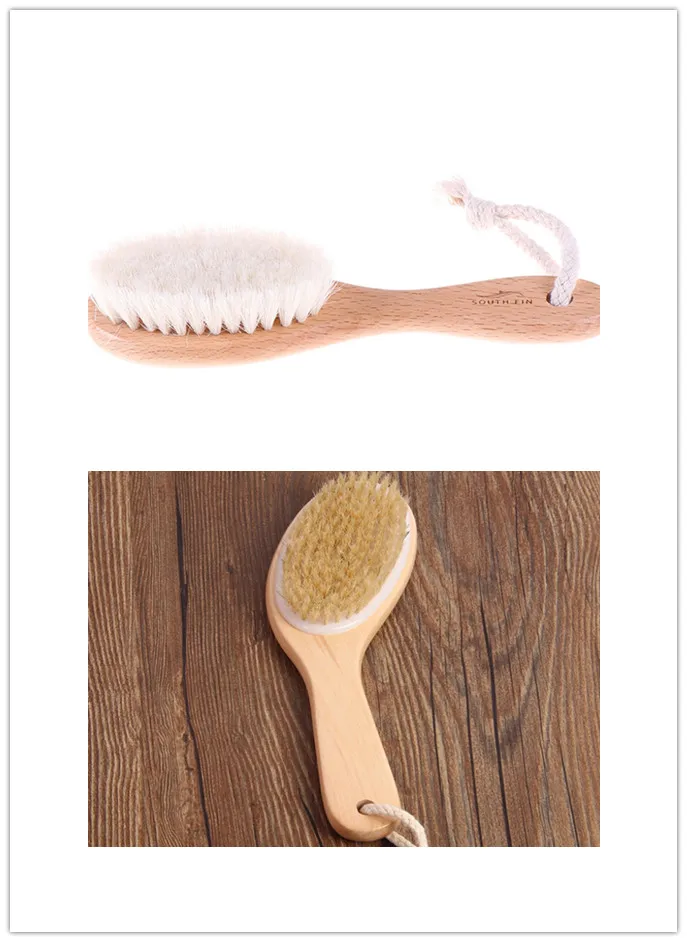 1 Comb Hair Care Brush Massage Wooden Spa Massage Comb Antistatic Hair Comb Massage Head Promote Blood Circulation