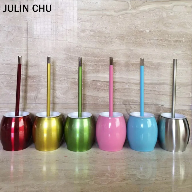 colorful toilet brush holder