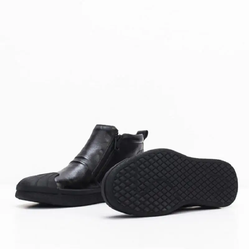 Calçado Clássicas E Botas Zip Da Couro Motocicleta Homme Preto Tornozelo Homens Outono Sapatos De Martin Northmarch Dos Inverno Bottine ZqP0z55