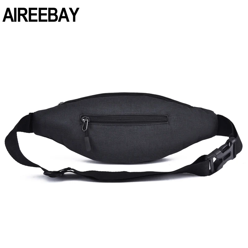 AIREEBAY нейлоновая поясная сумка для мужчин и женщин, модная многофункциональная поясная сумка, поясная сумка, пояс для денег, для путешествий, сумка для мобильного телефона, унисекс