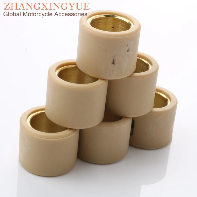 

6pc high quality Variator Roller Weights 13gram 21x17mm for Piaggio Carnaby Cruiser 300 Yourban X7 Evo Ie Eu3 300cc 4T