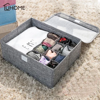 

Multifunction Foldable Covered Storage Box Organizer Bag Clothing Bra Underwear Necktie Socks Storage Case Wardrobe Container