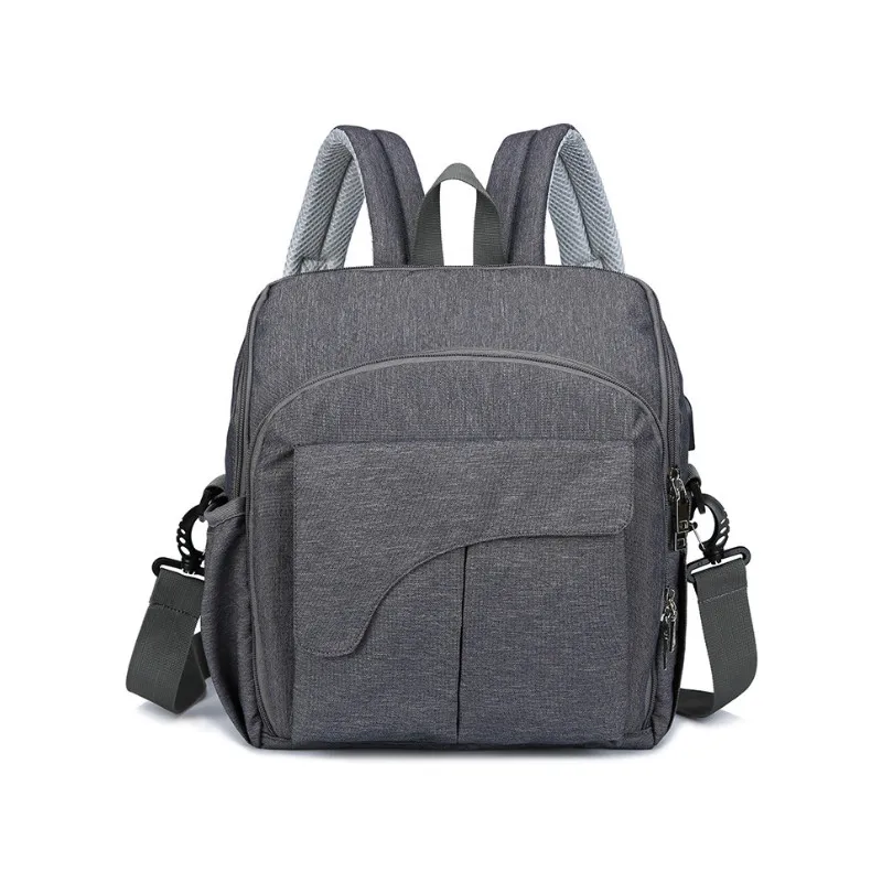 USB Baby Diaper Bag Mummy Maternity Nappy Bag Mama Travel Backpack Bag Waterproof Baby Nappy Stroller Handbag Baby Care 12