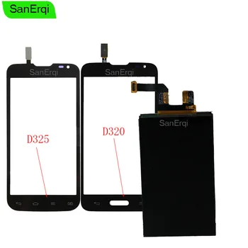 

SanErqi 4.5'' For LG Optimus L70 D325 Dual Card D320 Gingle Card LCD Display Screen and Touch Screen Digitizer Sensor