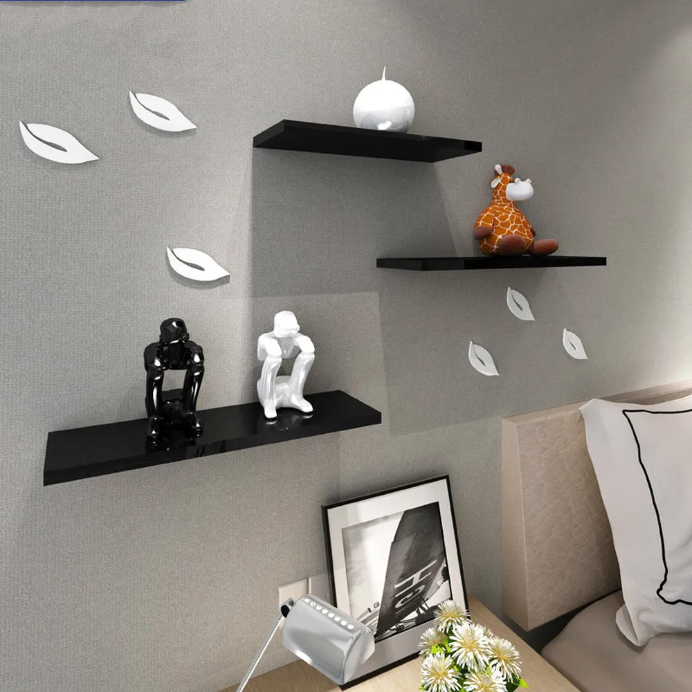 3 قطعة بسيطة و الحديثة غرفة المعيشة جدار wordboard الرف رف الرف كلمة مجلس غرفة نوم رف جدار دراسة خزانة XI2281725