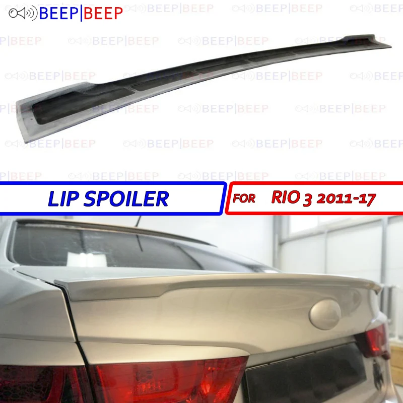 

Lip spoiler for Kia Rio 3 / K2 2011-2016 ABS plastic sport style car styling accessories decoration aero dynamic tuning