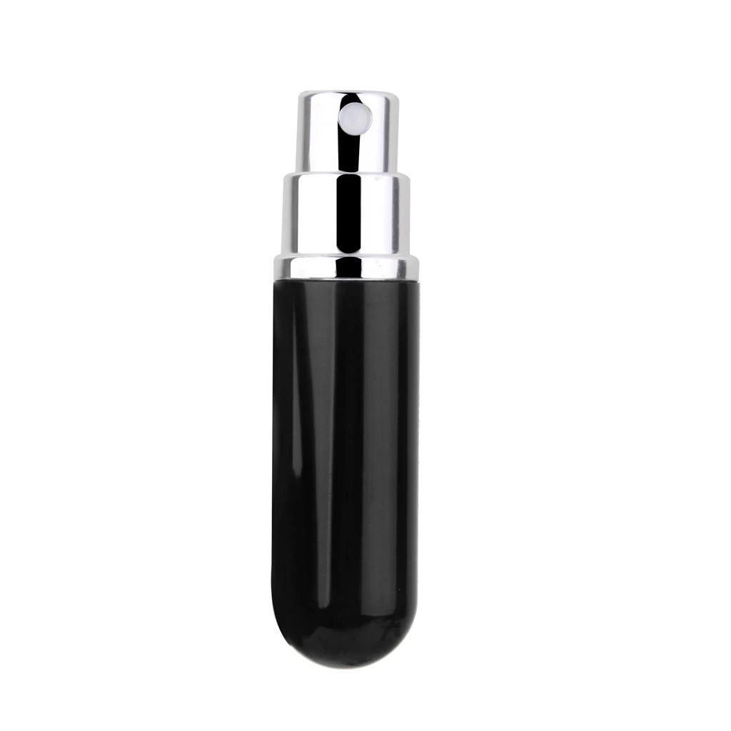 2x Mini Refillable Conveniet Empty Atomizer Bottle ATOMIZER Pump Spray Bottle/Travel/Handbag Black