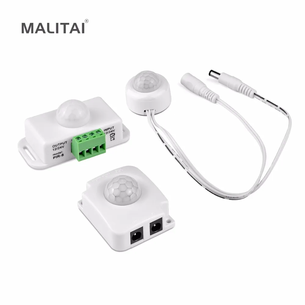 

Highly sensitive PIR Motion Sensor Light Switch DC 12V - 24V Automatic Infrared Motion Sensor Switch for LED Strip Light