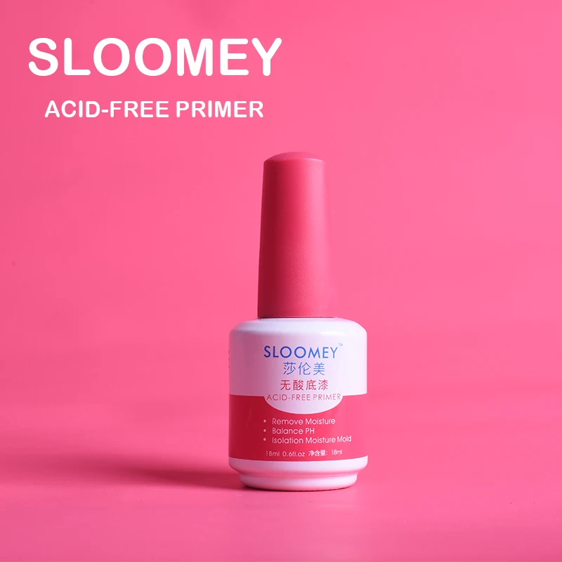 SLOOMEY, 18 мл, для дизайна ногтей, без кислоты, Праймер, Базовое покрытие, Гель-лак, удаление жира, баланс, специальный инструмент для лака для ногтей, УФ-гель