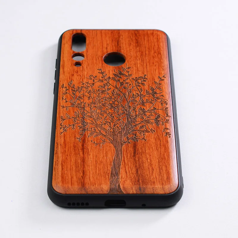 BOOGIC Original Wood Phone Case For Huawei Nova 4 Wood +TPU Cover For Huawei Nova 4 Ultra-Thin Wooden Coque Nova4 (27)