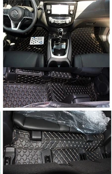 

High quality! Special car floor mats for Nissan Rogue 7 seats 2019 waterproof durable carpets for Rogue 2018-2014,Free shipping