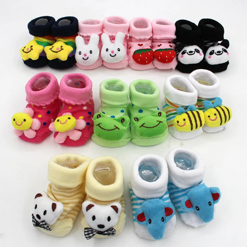 

Newborn Baby Socks Cotton Children's Socks Unisex Boys Girls Cute Cartoon Panda Rabbit Sock Anti Slip Infant Toddler Socks
