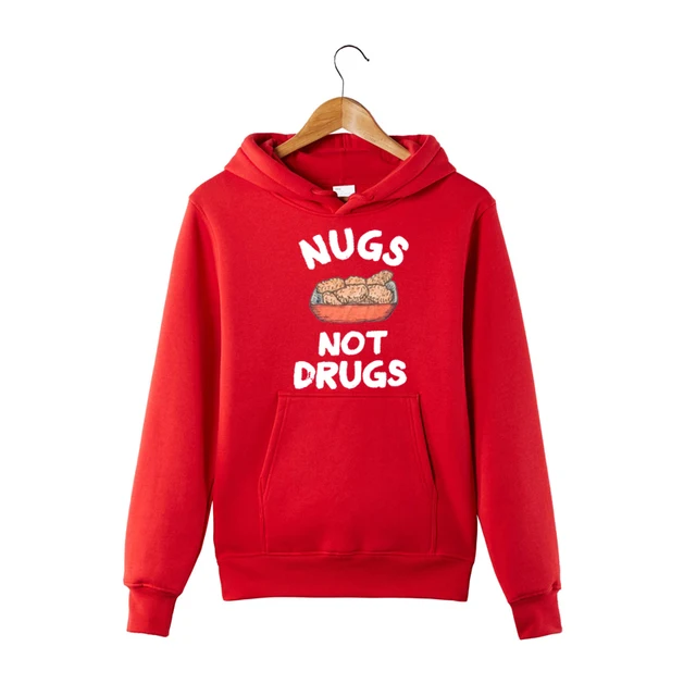 Nugs Not Drugs Hoodie By Hippie Runner Sweatershirt Funny Saying Hoodie