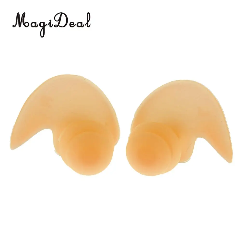 MagiDeal High Quality Waterproof Soft Silicone Swimming Earplugs Prevent Water Ear Plugs Jellyfish Style for Hearing Protection 