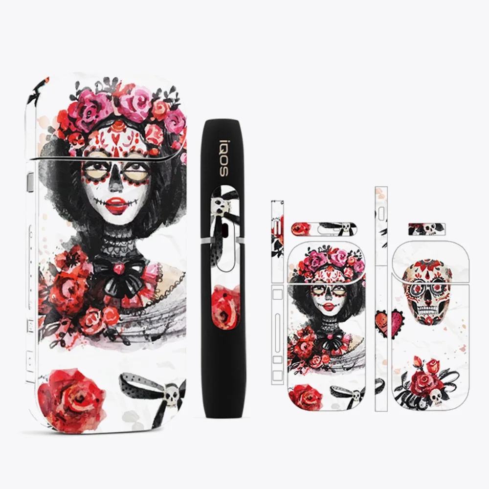 Volcanee Vape Стикеры Универсальный 3 м печать защитный кожаный чехол для IQOS 2 4 плюс
