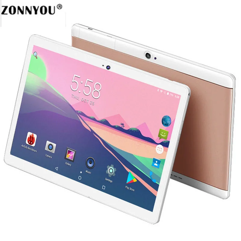 

10.1 inch Android 7.0 Original 3G Phone Call SIM Card Octa Core CE Brand WiFi FM Tablet PC 4GB/64GB Anroid 7.0 Tablet PC