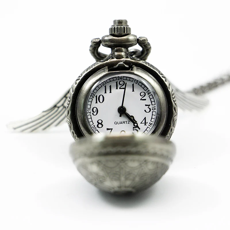 Retro-Bronze-Quidditch-Web-Ball-Shape-Wing-Steampunk-Pocket-Watch-Necklace-Pendant-Children-Kids-Best-Xmas (2)