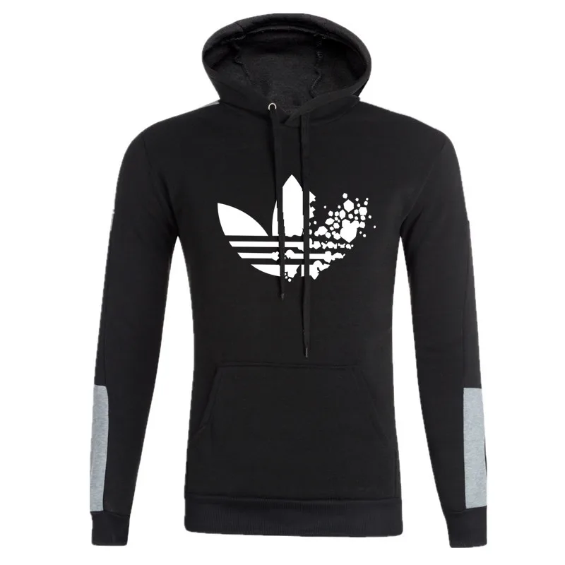 

Fashion brand 2019 autumn long-sleeved hooded sweatshirt men's sports and leisure high-quality cotton hooded sportswear men