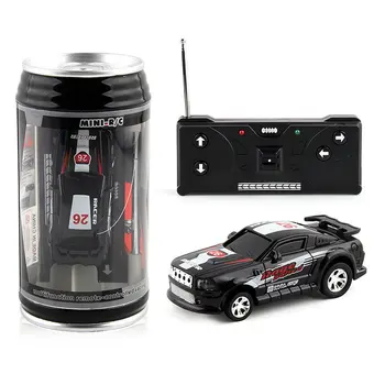 

Mini Wireless Remote Control Toy Car Cola Cans Speed Racing Electric Four-way Model Toy For Children