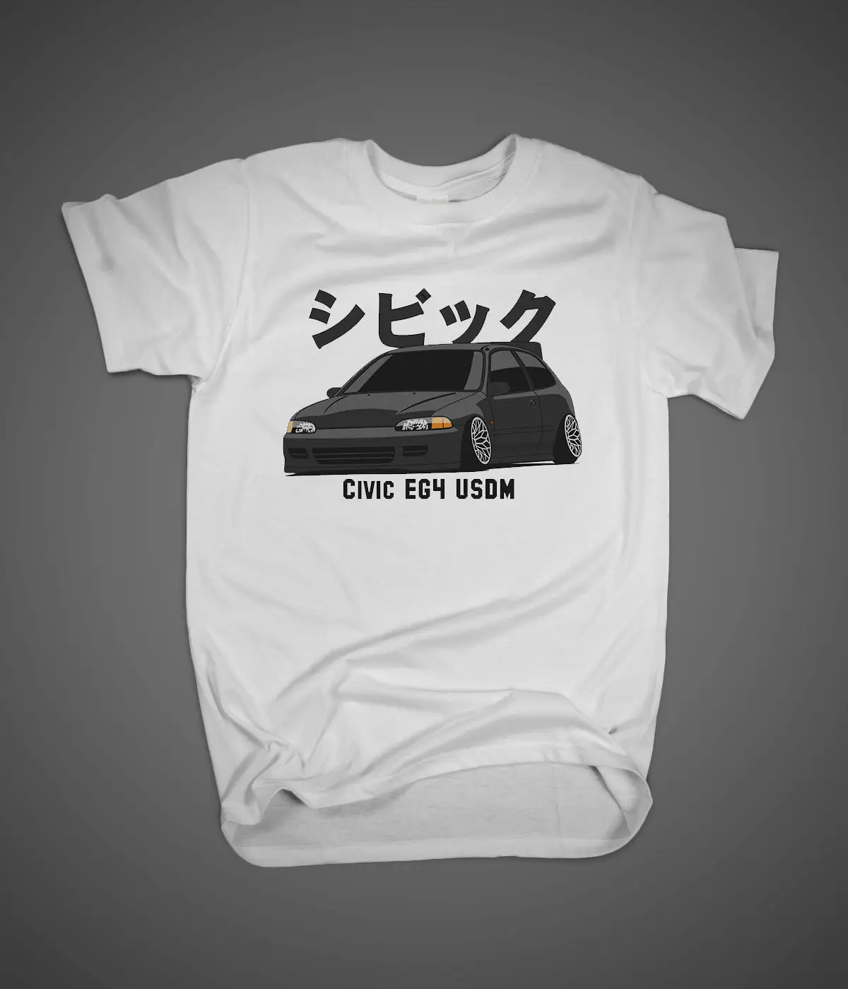2019 Новейшая модная новая футболка японских автомобилей CIVIC EG4 USDM круглым вырезом хипстерские футболки