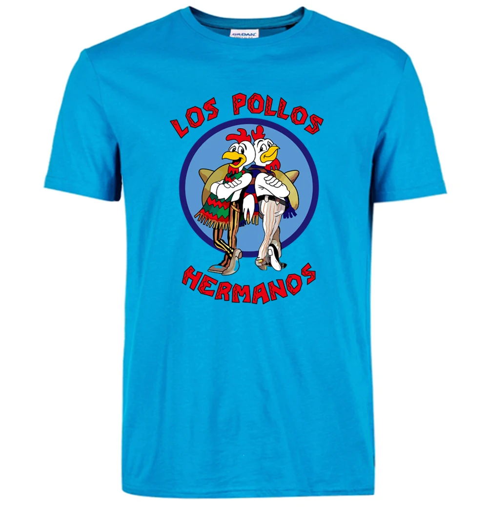 Новинка, Высококачественная Мужская футболка для бодибилдинга, куриные братья, летняя брендовая одежда, модные хип-хоп футболки для фитнеса, топы - Цвет: sky blue