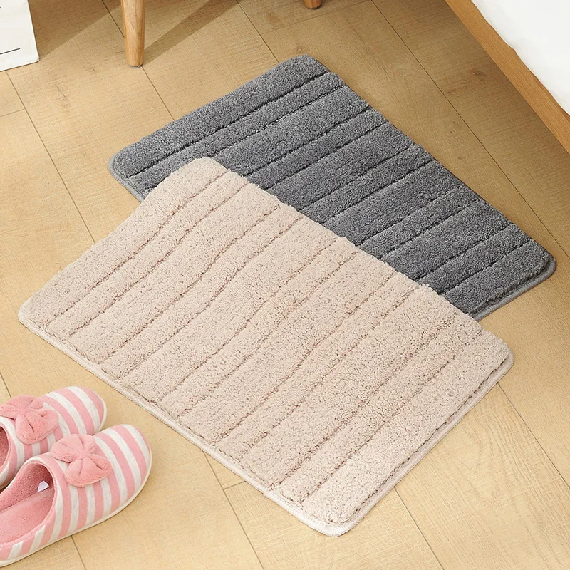 45*65cm/50*80cm Fluffy Home Mat Bathroom Non Slip Door Dirts Trapper Indoor Super Absorbent | Дом и сад