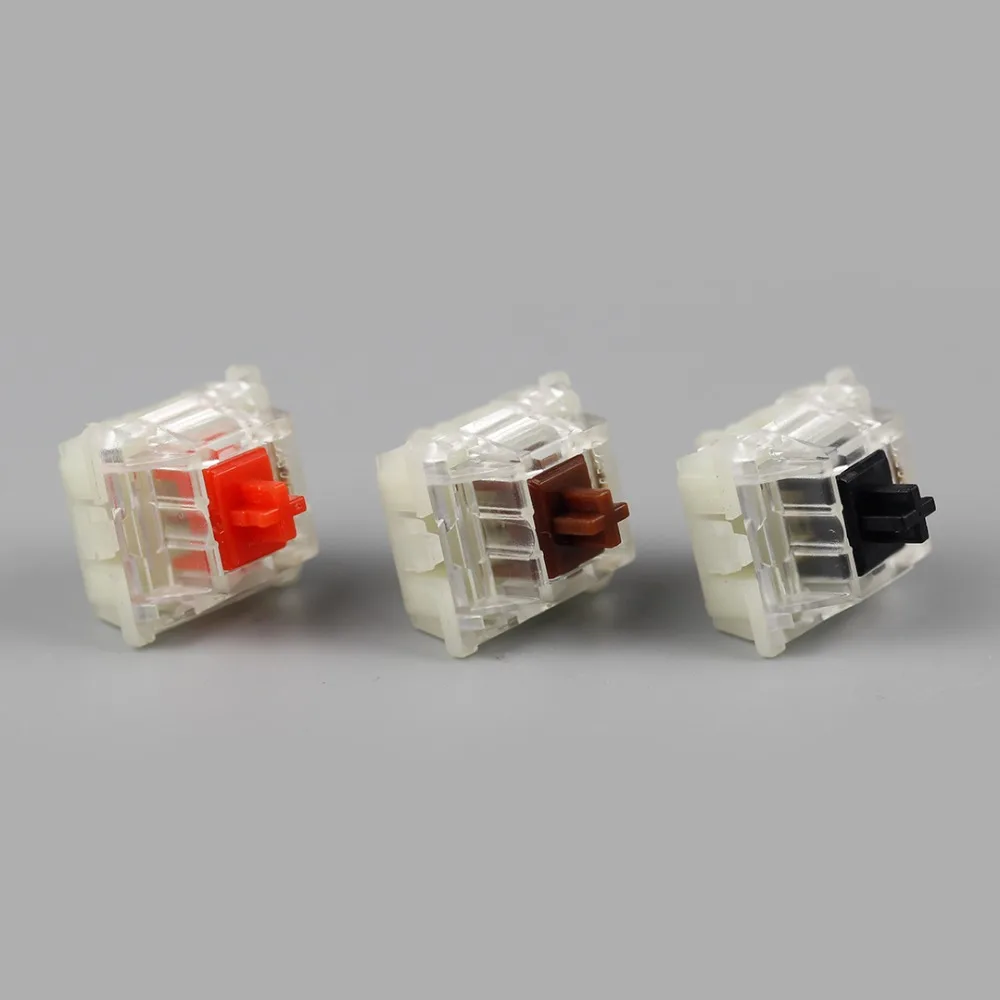 KBDfans механическая клавиатура переключатель gateron тихий 5pin переключатель|mechanical