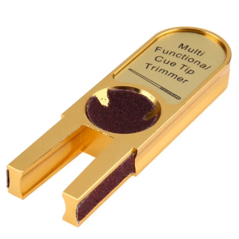 

new Muti-function U-shape Solid Alloy Billiards Pool Cue Trimmers Repairer Billiard Burnisher Snooker & Billiard Accessories