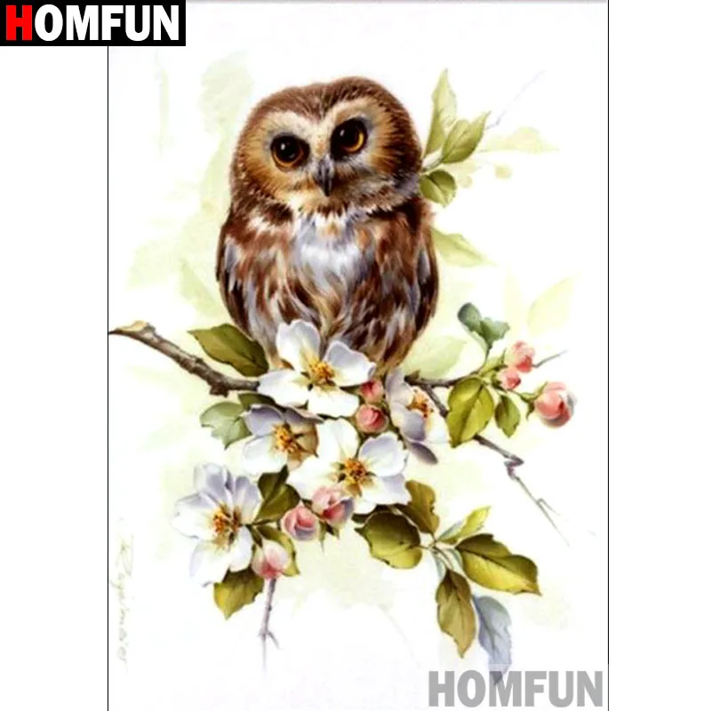 Алмазная живопись HOMFUN A17283 полноразмерная/круглая 5D картина сделай сам с