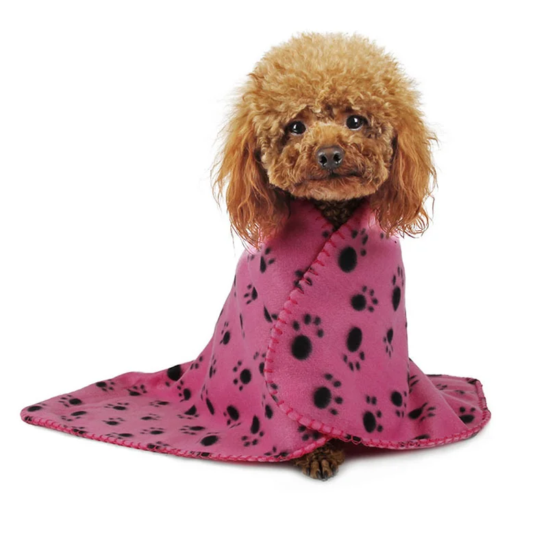 

Pet Dog Blanket Dots Printed Breathable Dog Cat Bed Mat Warm Soft Pet Sleeping Cushion Cover For Pet Dog Cat Products